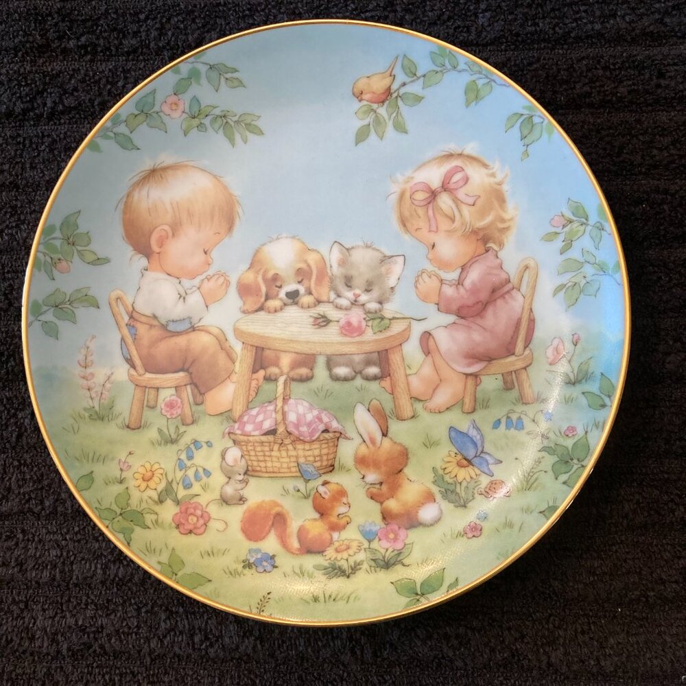 Life's Little Blessings Precious Moments Plate